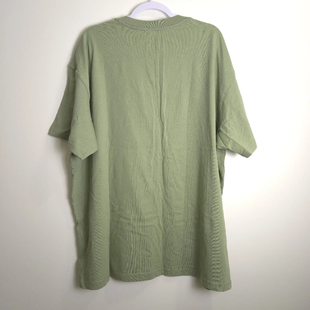 Nike Sportswear Loose Fit Sole Craft Embroidered‎ Olive Green T-Shirt 2XL